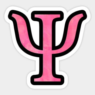 Pink Psi Sticker